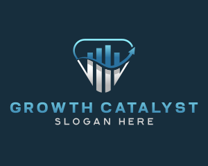 Graph Investment Statistics  logo design