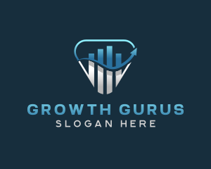 Graph Investment Statistics  logo design