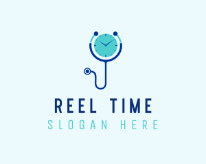 Doctor Consultation Time  logo design