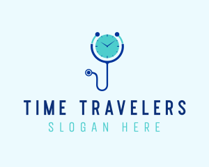 Doctor Consultation Time  logo design