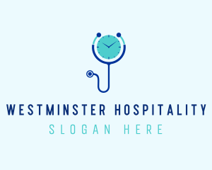 Doctor Consultation Time  logo design