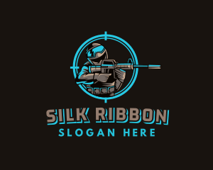 Military Target Shooting logo design