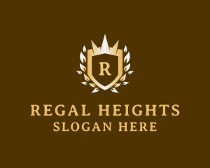 Royal Shield Hotel logo design