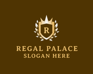 Royal Shield Hotel logo design