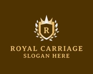 Royal Shield Hotel logo design