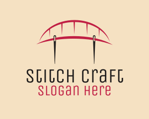 Sewing Needle Bridge logo design