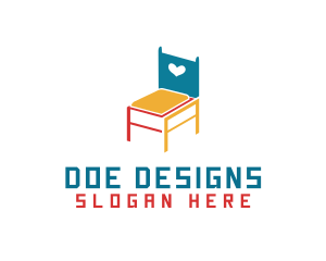 Colorful Chair Design logo design