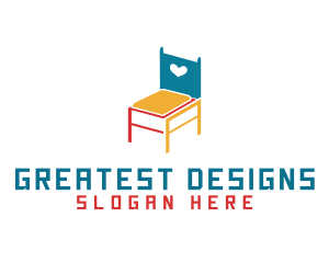 Colorful Chair Design logo design