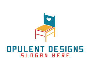 Colorful Chair Design logo design