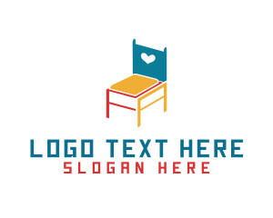 Designer - Colorful Chair Design logo design