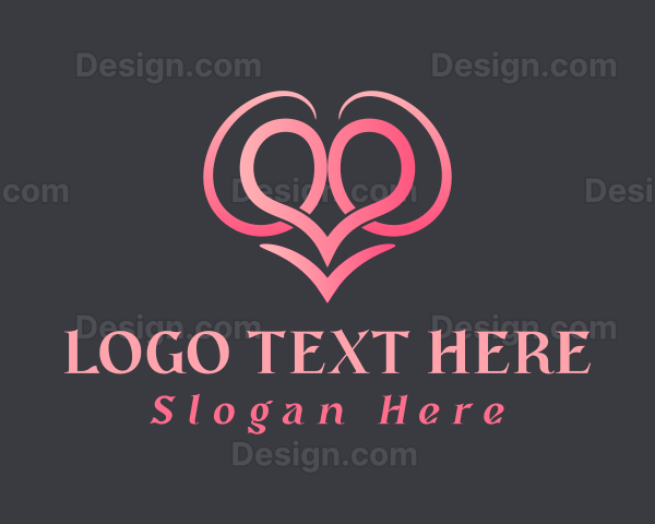 Gradient Abstract Heart Logo