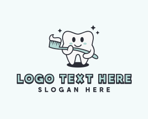 Toothbrush Dental Tooth logo