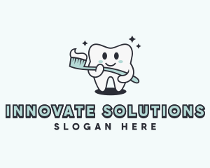 Toothbrush Dental Tooth Logo