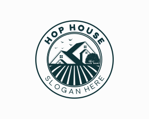 House Farm Landscape logo design