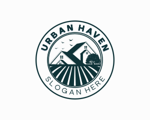 House Farm Landscape logo design