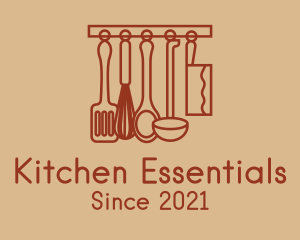 Kitchen Cooking Utensils logo design