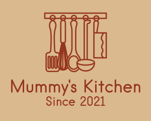 Kitchen Cooking Utensils logo design