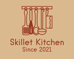 Kitchen Cooking Utensils logo design