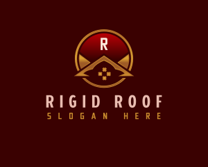 Renovation Roof Construction logo design