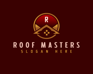 Renovation Roof Construction logo design