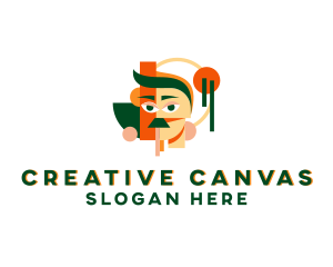 Creative Man Paint logo design