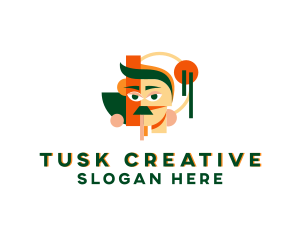 Creative Man Paint logo design