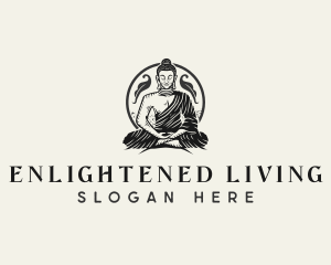 Wellness Spirituality Buddha  logo