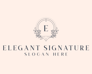 Floral Garden Boutique logo design