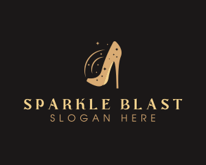 Sparkle Stiletto Shoe Logo