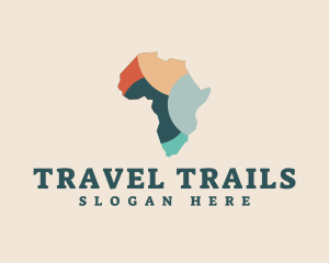 Travel Africa Map logo