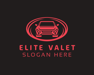 Red Automotive Car logo design