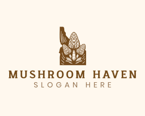 Idaho Morel Mushrooms logo design