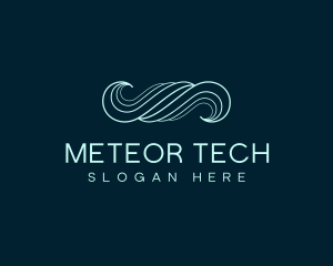 Waves Tech Business Firm logo design