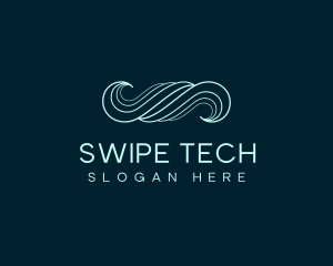 Waves Tech Business Firm logo design