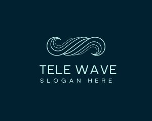 Waves Tech Business Firm logo design