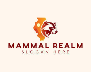 Illinois Badger Mammal logo