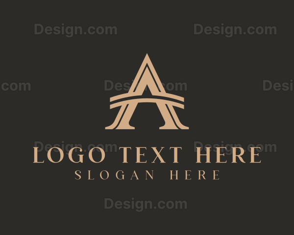 Business Arch Letter A Logo