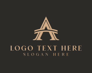 Business Arch Letter A logo