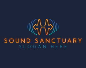 Tech Sound Wave logo design