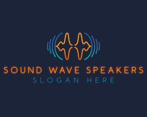 Tech Sound Wave logo design