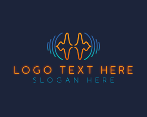 Sound - Tech Sound Wave logo design