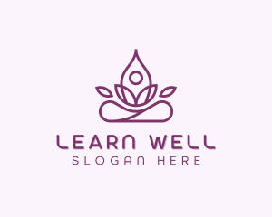 Wellness Healing Yoga logo design