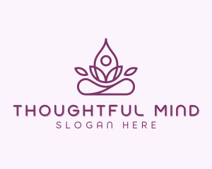 Wellness Healing Yoga logo design