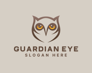 Wildlife Owl Eyes logo design