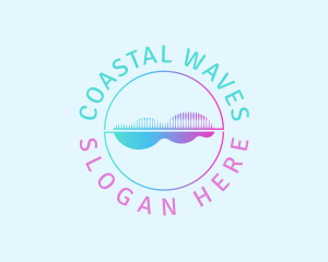 Sound Wave Frequency Tune logo design