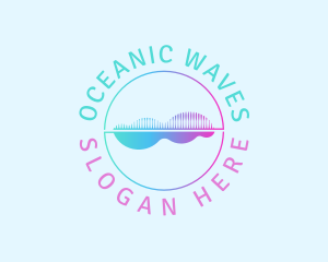 Sound Wave Frequency Tune logo design