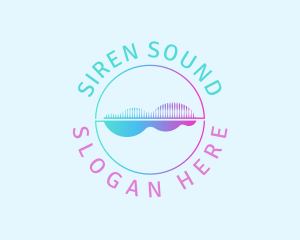 Sound Wave Frequency Tune logo design