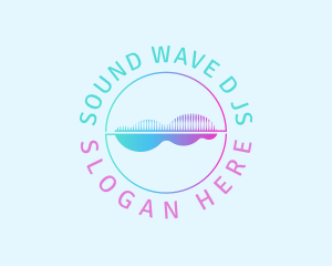 Sound Wave Frequency Tune logo design