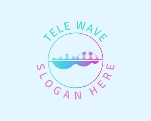 Sound Wave Frequency Tune logo design