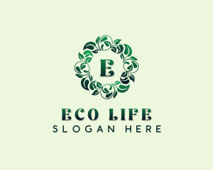 Herbal Garden Leaves logo design